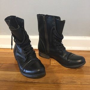 Steven madden combat booties